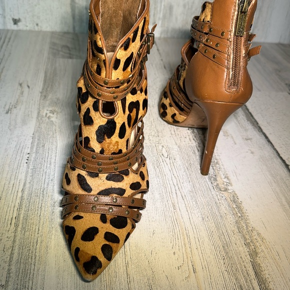 Jessica Simpson Animal Print Heels Size 7M - Picture 12 of 16
